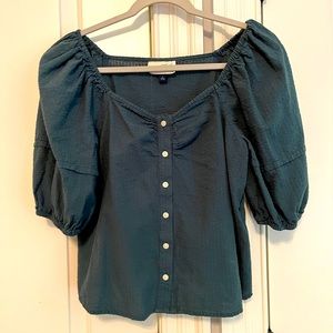 Dark green blouse